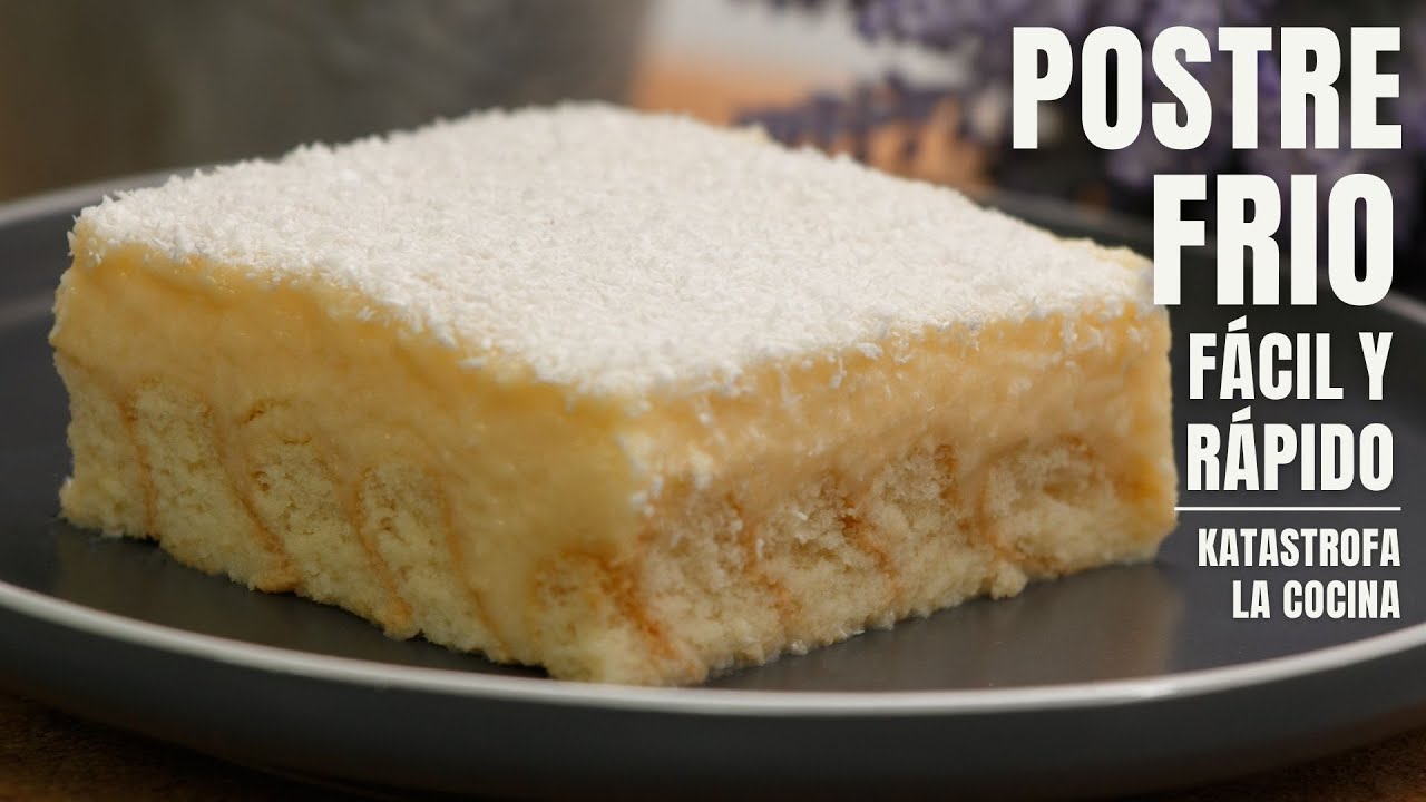 Postre frio super cremosito, el postre mas f&aacute;cil, r&aacute;pido y delicioso sin encender el horno