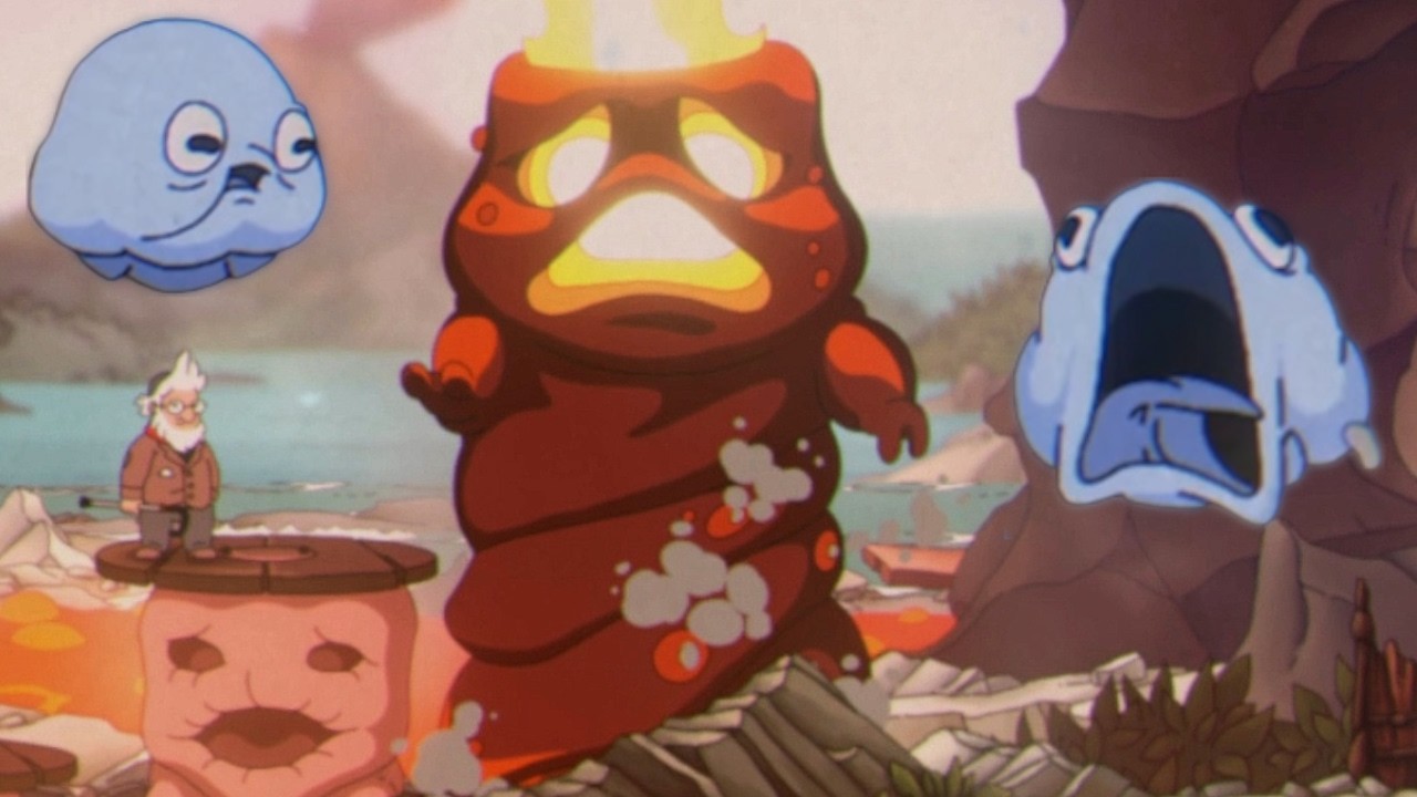 The Eternal Life of Goldman - Stunning Hand Animated Action Platformer with Ducktails Cane-Bouncing!