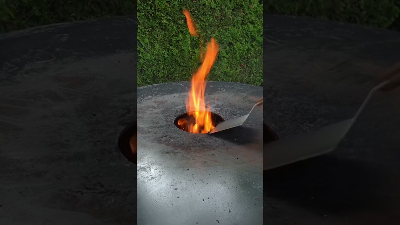 🔥 FEUERPLATTE SAUBER MACHEN 🧽 SO GEHTS GANZ EASY ⬆️ #feuerplatte #grillen #outdoors
