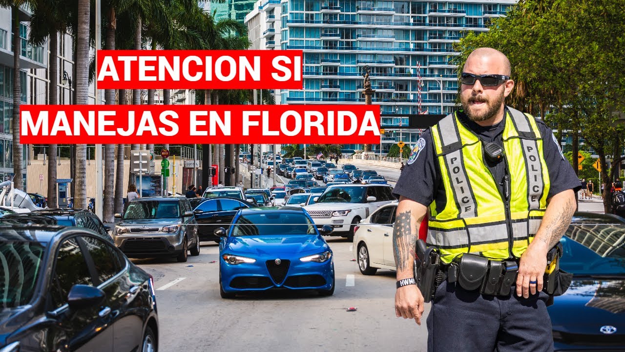 ¡ATENCIÓN CONDUCTORES EN FLORIDA! Estas 2 nuevas leyes pueden llevarte a la cárcel o a la corte
