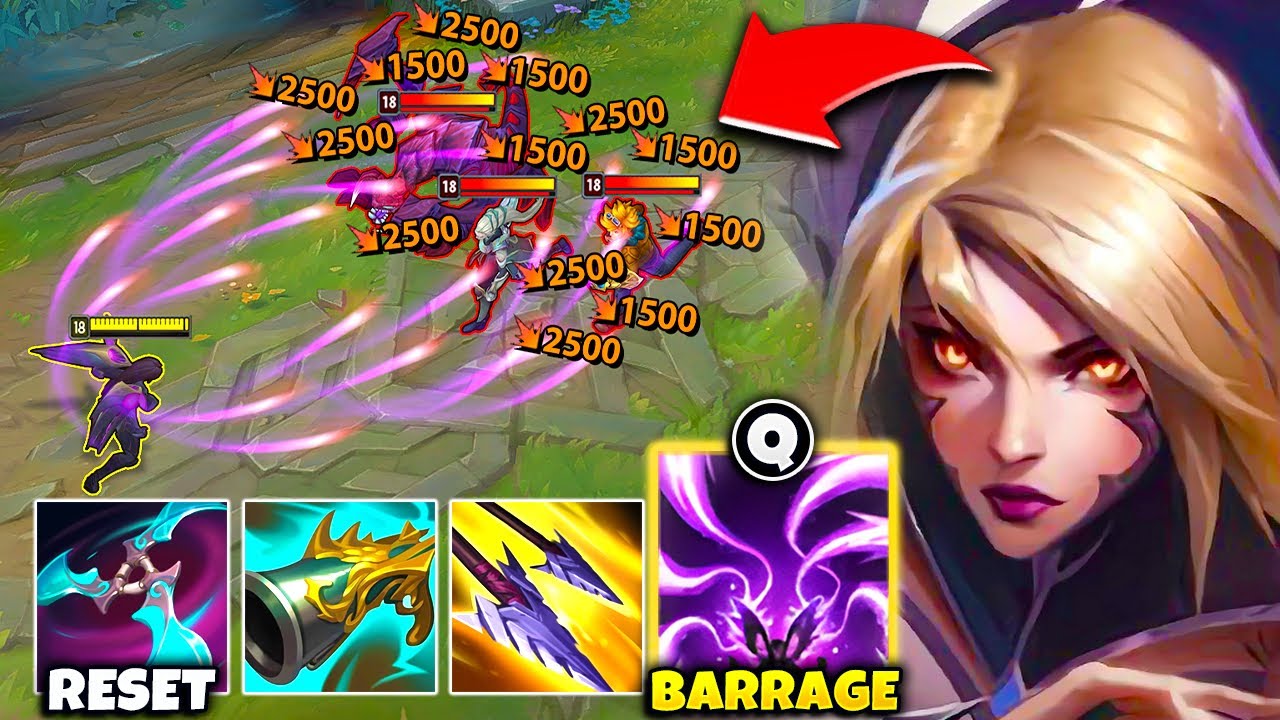 Kai'Sa but I can spam Q infinitely and it's completely broken (SPAM Q ROCKETS)