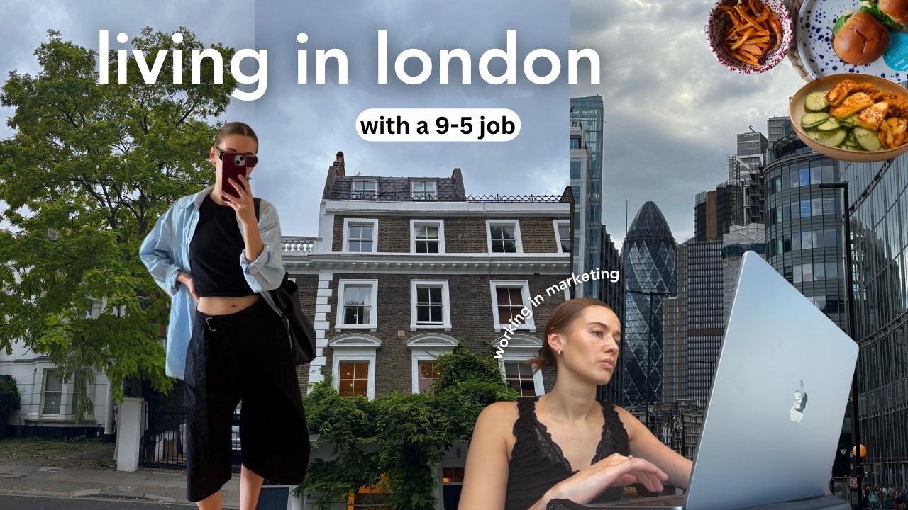 chill days working a 9-5 in london, commuting, new homeware bits + dinner at ria's in notting hill