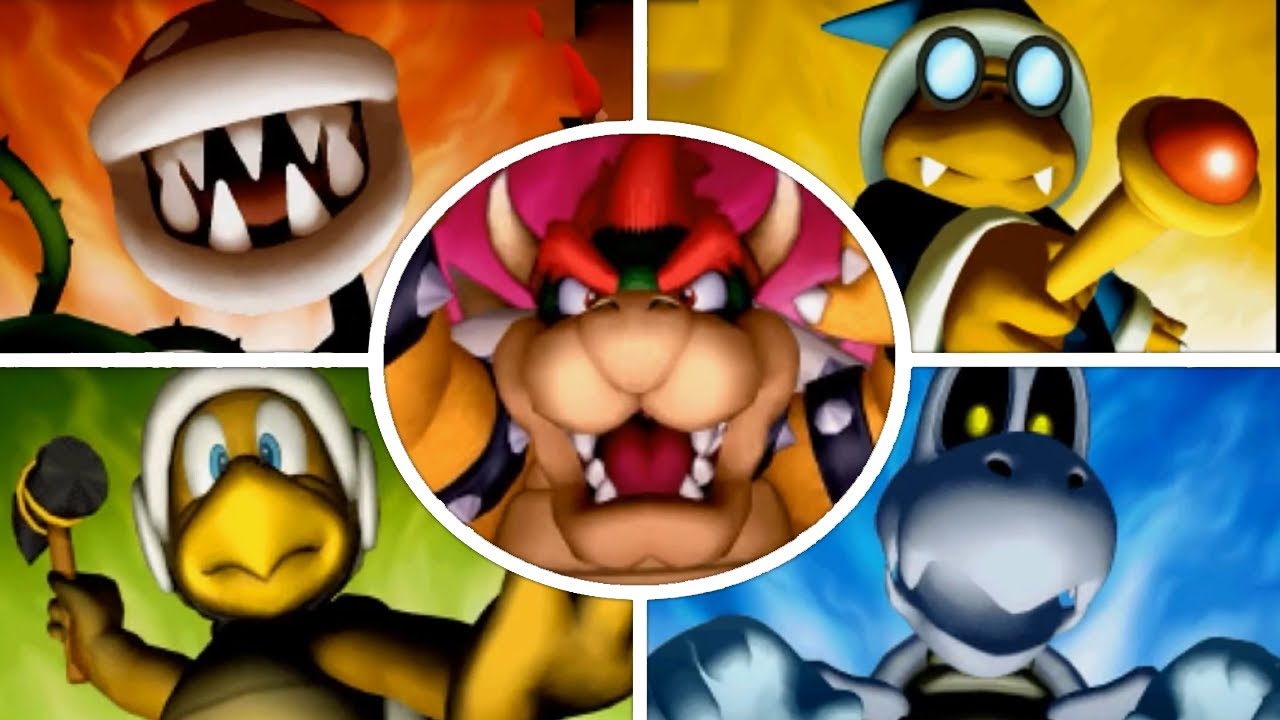 Mario Party DS - All Boss Mini Games (All Bosses)