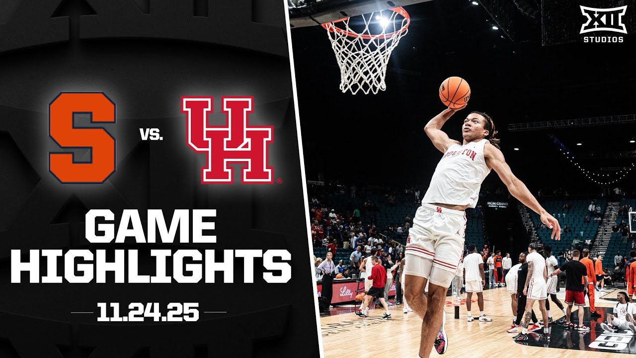 Syracuse vs. #3 Houston Game Highlights | 2025-26 Big 12 Men’s Basketball