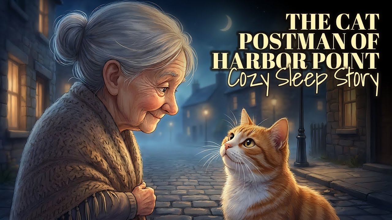Cozy Adult Sleep Story | The Cat Postman of Harbor Point | Cozy Story to Fall Asleep To