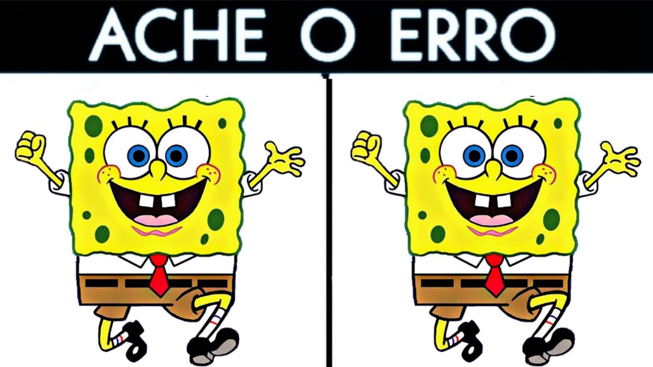 Encontre os 7 Erros no Bob Esponja |parte 1| Jogo Dos 7 Erros