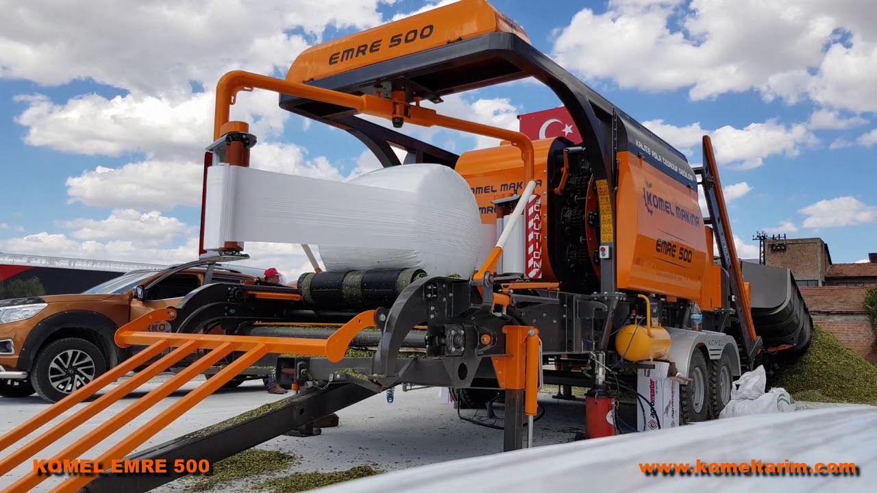 Silage raund baler. silaj paketleme makinası / Silage pachking machine