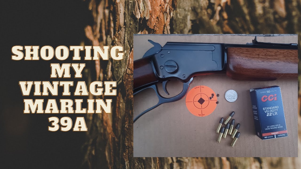 Стрельба из моего винтажного Marlin 39A