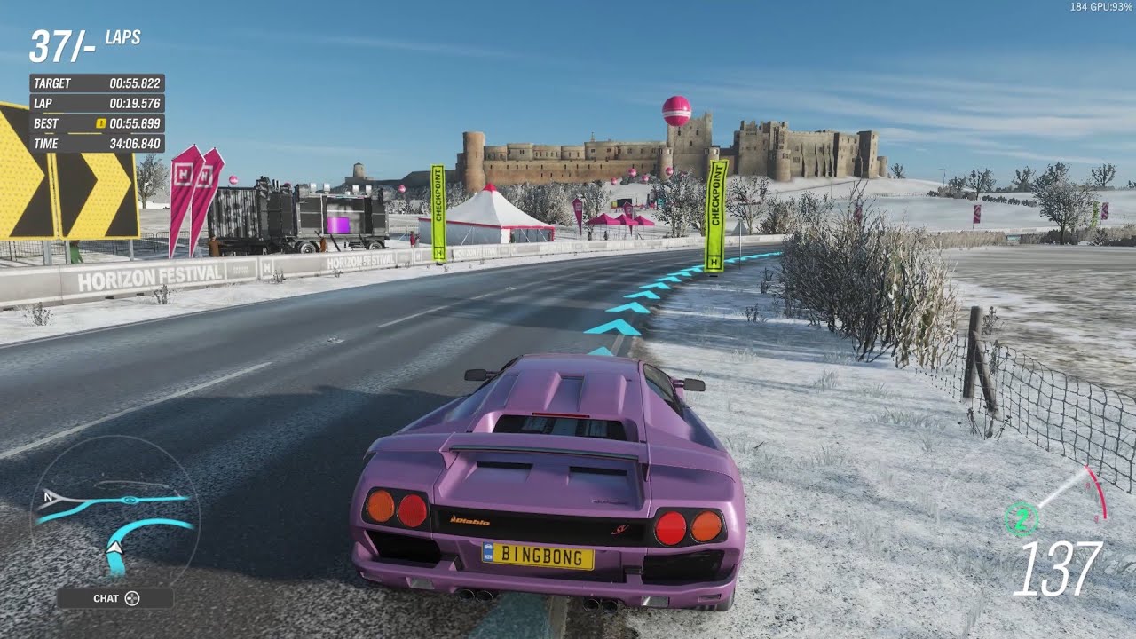 Bamburgh Coast Circuit Rivals Challenge WR (55.638) | FH4