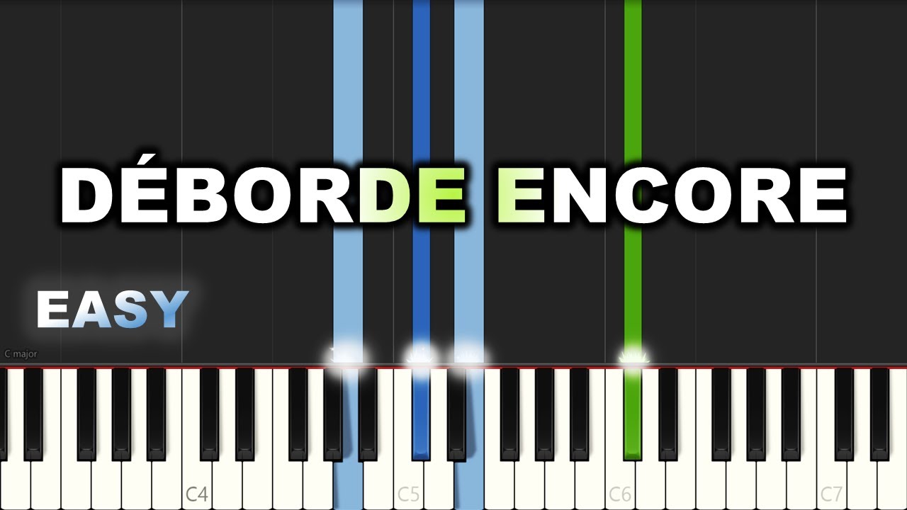 Déborde Encore | EASY PIANO TUTORIAL BY Extreme Midi