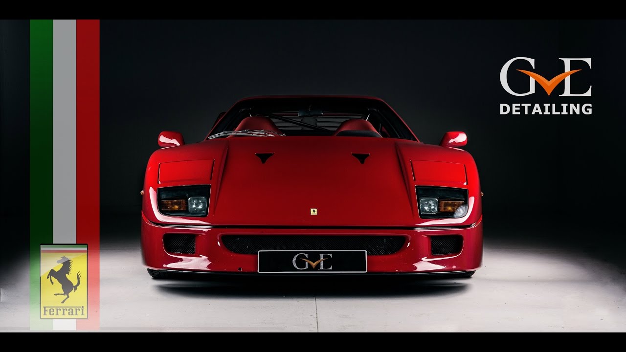 GVE Detailing: Correction Detail of Ex-Eric Clapton Ferrari F40 | GVE London