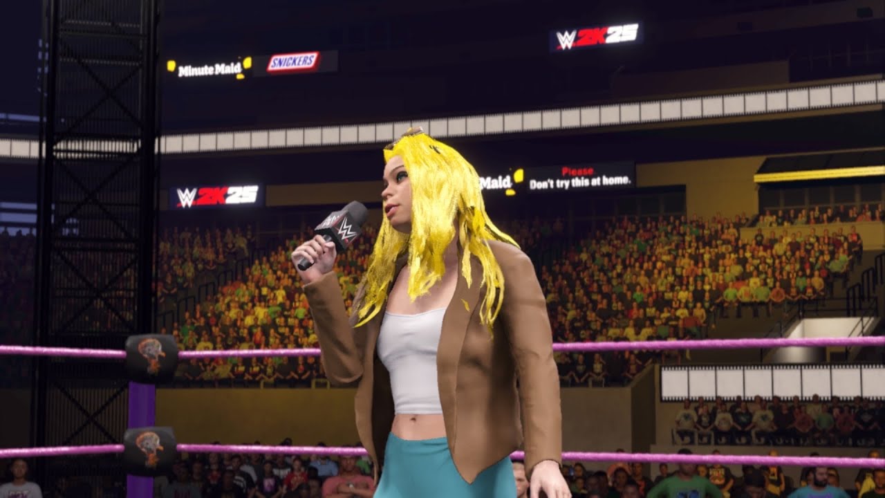 Kayla fnf tells the crowd