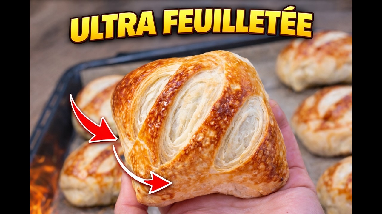 La Brioche Feuilletée la Plus Incroyable 🤤 Ultra Moelleuse et Facile !