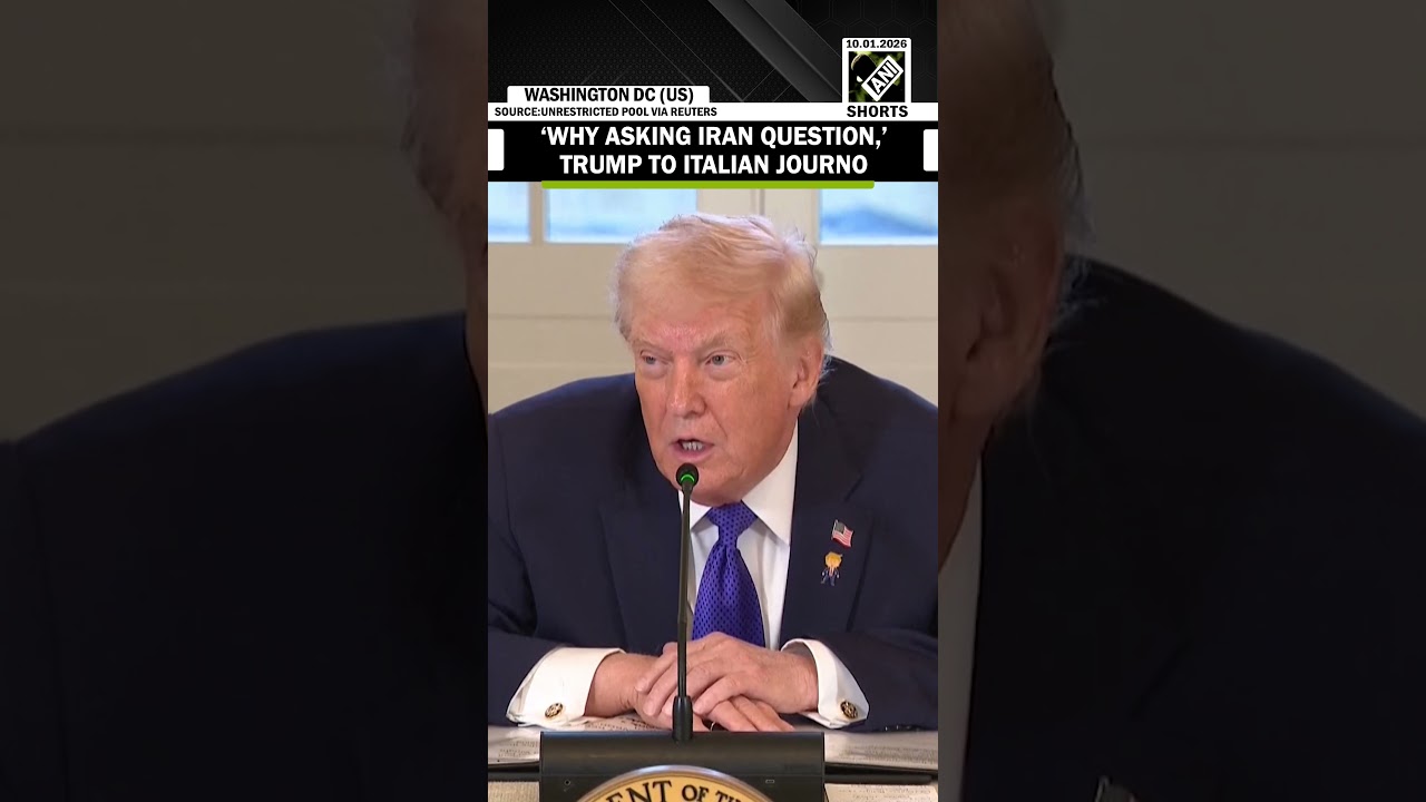 СМОТРИТЕ: Что Трамп спросил у итальянского репортера по поводу вопроса об Иране в Белом доме.