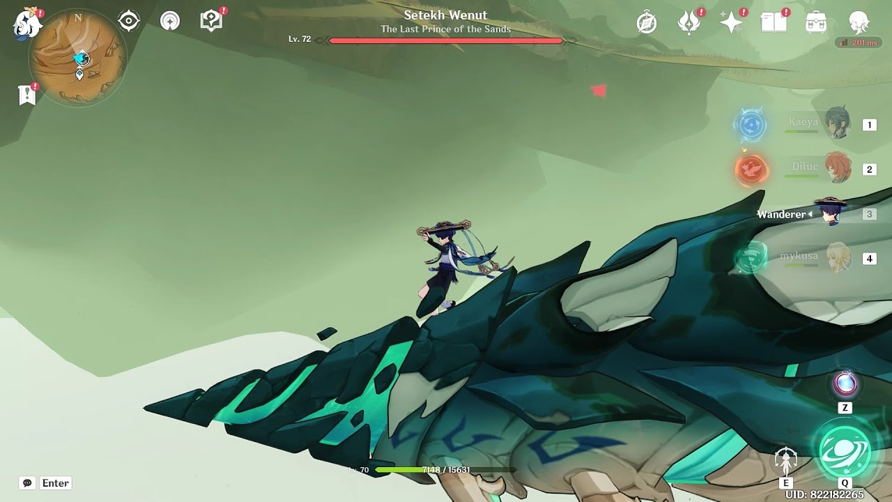 this is how wenut attack animation if it's underground!! Genshin impact