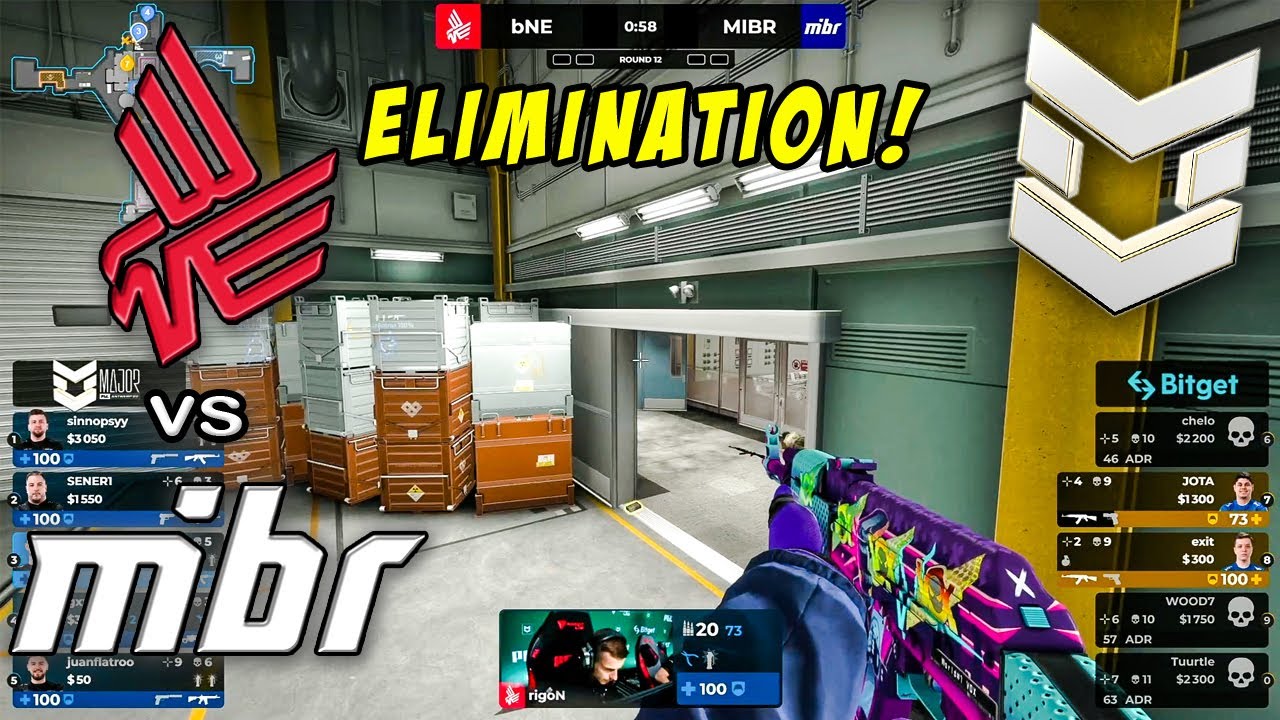 Bad News Eagles (BNE) vs MIBR - HIGHLIGHTS | PGL Major Antwerp 2022 | Swiss round 5 | CSGO