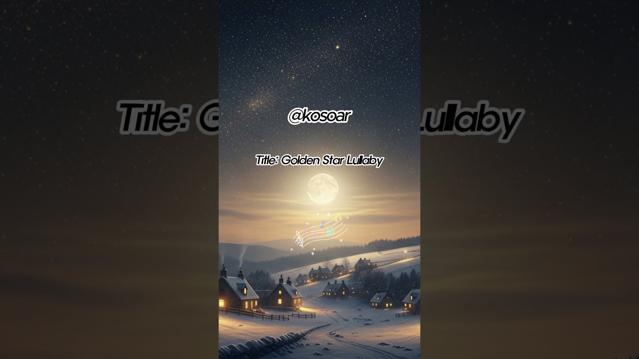 Golden Star Lullaby 🎧A tender light shining softly through the night.