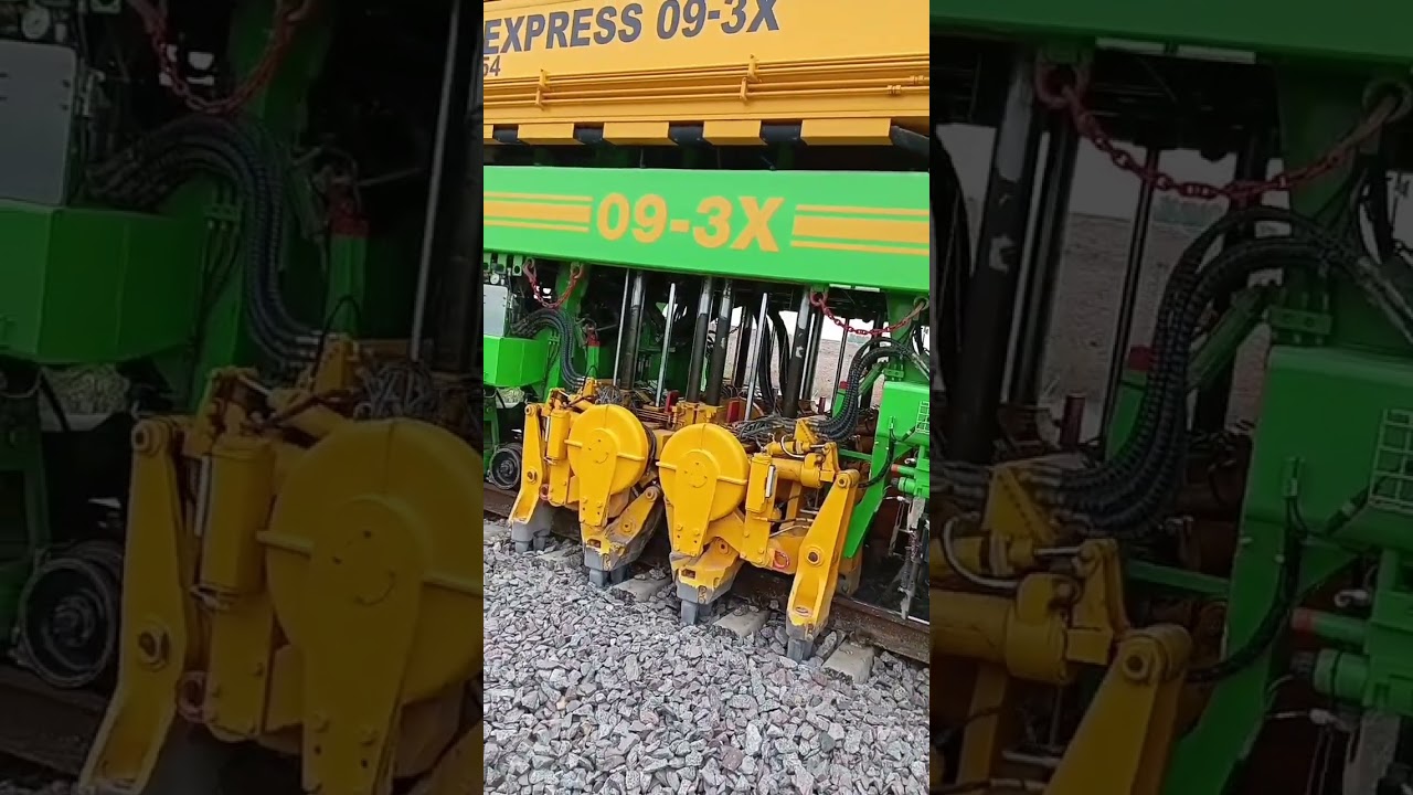 Tamping of Ballast by Dynamic tamping machine