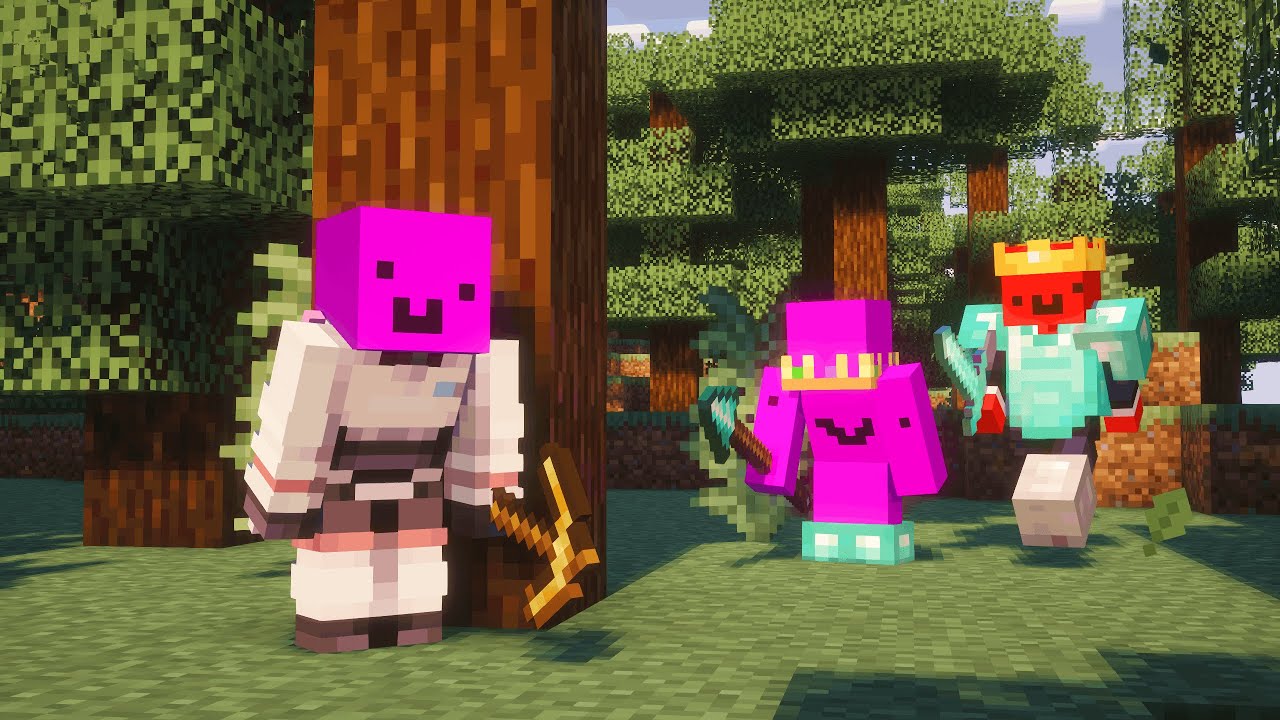 Minecraft Speedrunner VS 2 Hunters (UNSTAGED)
