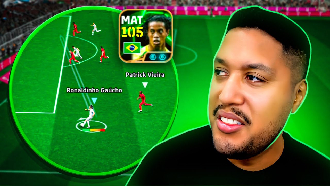 ESTREIA do novo RONALDINHO 105 será que ele é bom? - EFOOTBALL MOBILE