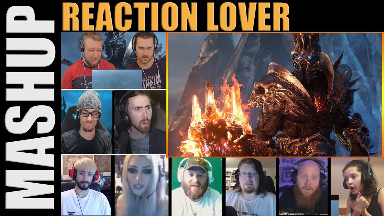 World of Warcraft Shadowlands Cinematic Trailer REACTIONS MASHUP
