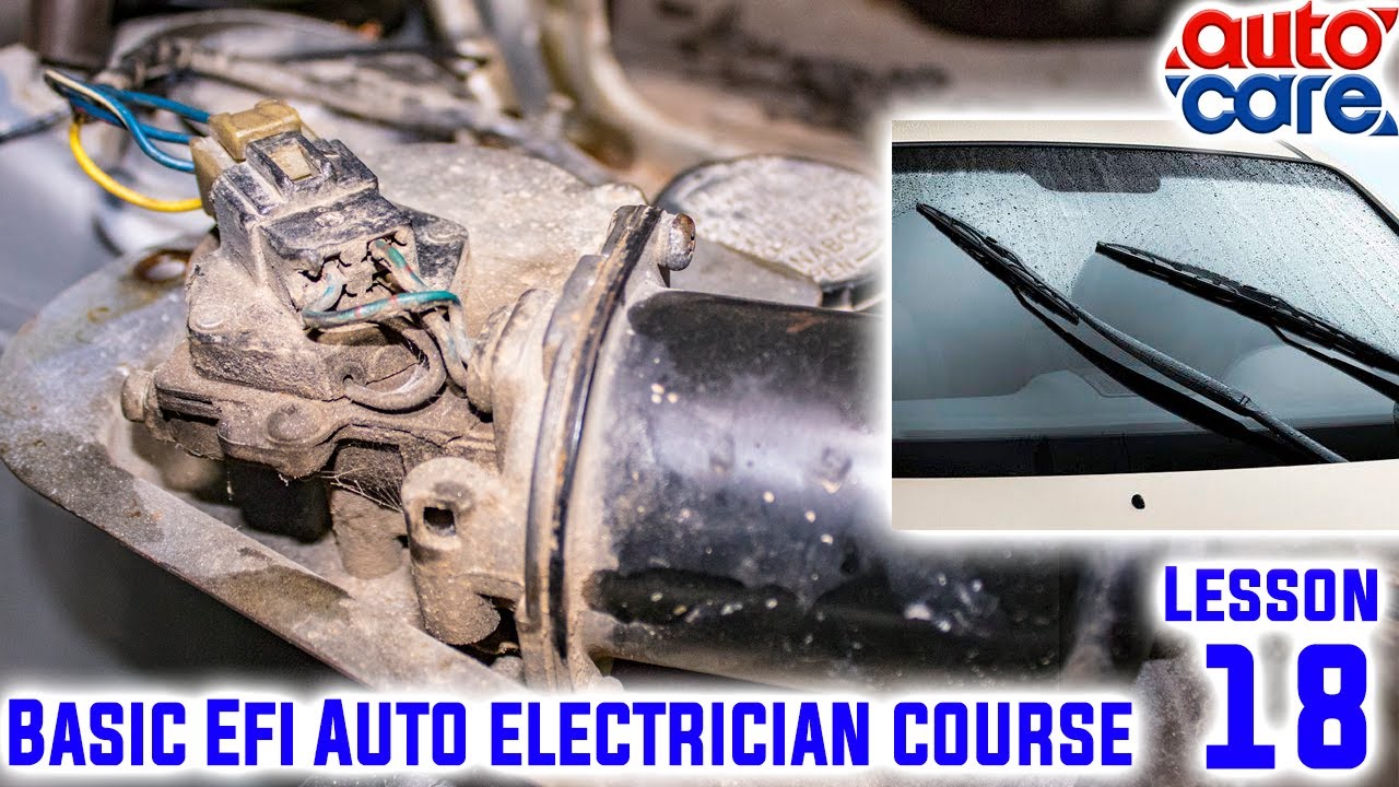 Wiper Motor Connection | Basic EFI Auto Electrician Course | Lesson 18| Auto Care