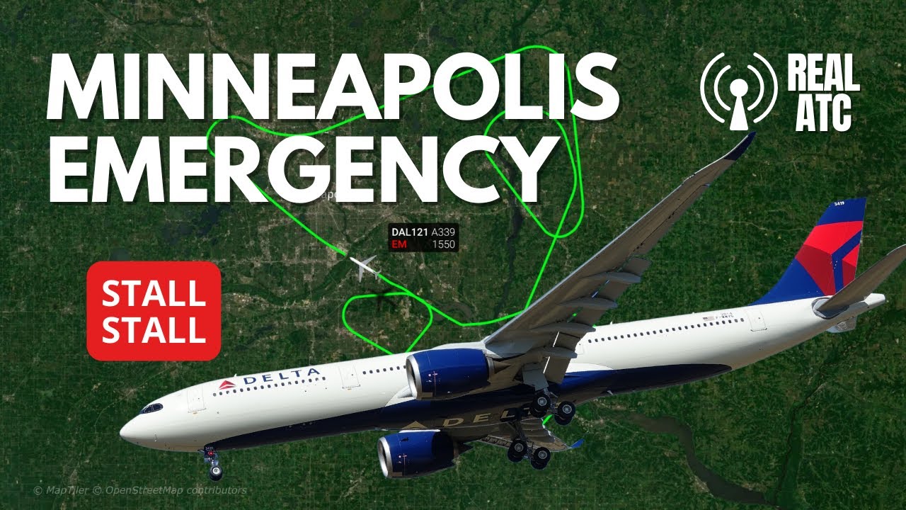 In-Flight Crisis: Delta Crew Battles Weather & Mechanical Uncertainty Over MSP ✈️🌩️