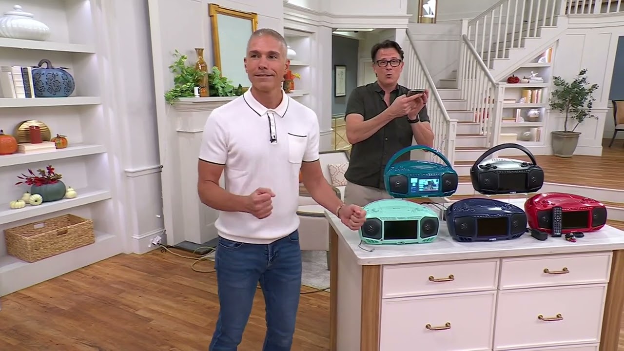 Altec Lansing 7" TV Streaming and Bluetooth Boombox with DVD, CD &amp; Radio on QVC