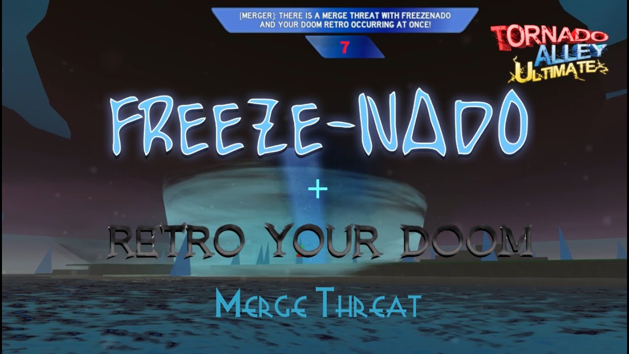 Merge Threat Freeze-Nado + Retro Your Doom | Roblox Tornado Alley Ultimate