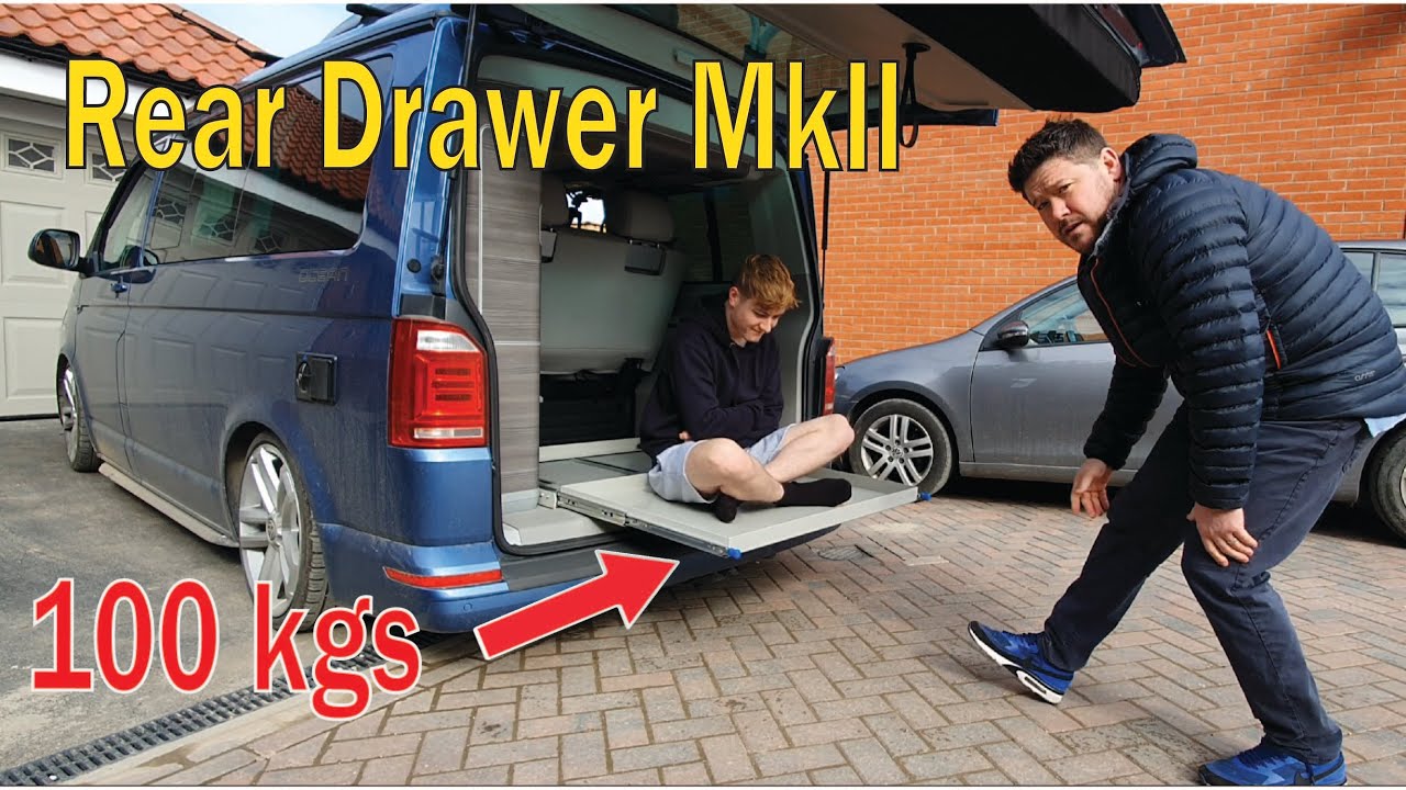 VW California Rear Pull out Drawer Mk2! How to Fit.