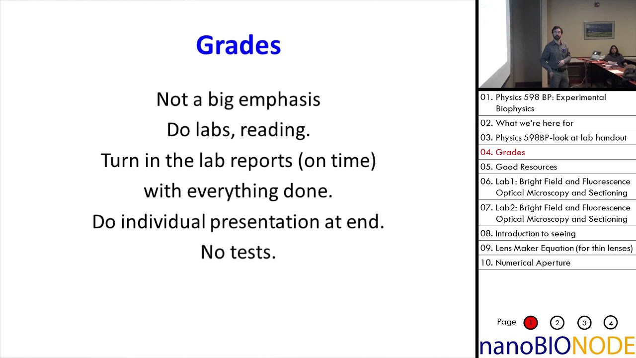 Physics 598 Lecture 1: Welcome and Introduction to Lab 2