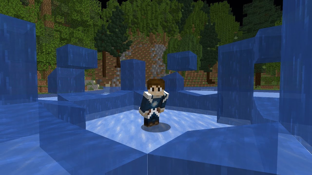 I beat Minecraft but as a Waterbender