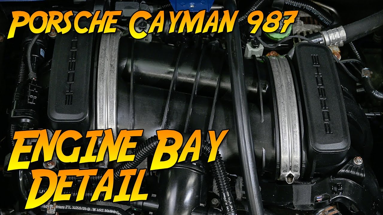 Очистка моторного отсека Porsche Cayman 987: зачем и как