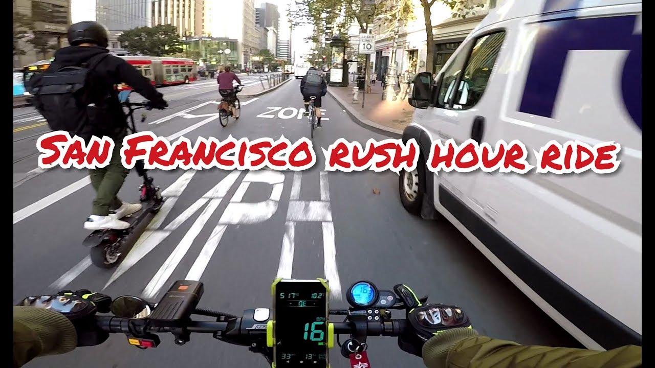 Weped Mini R / Nanrobot D4+ // San Francisco Downtown // electric scooter ride / 위페드