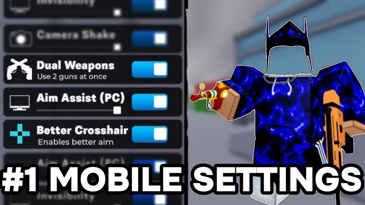 The #1 MOBILE SETTINGS in Roblox Rivals!