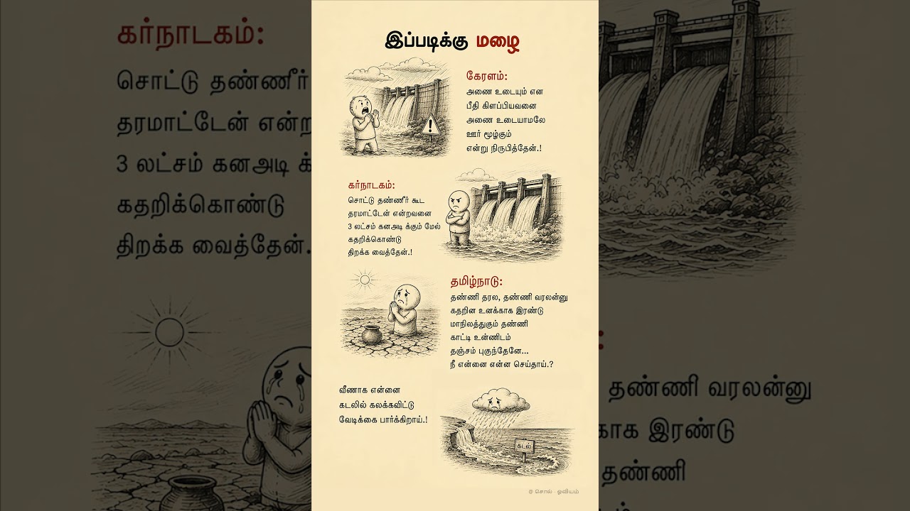 Yours, Rain : &ldquo;Why Are You Wasting Me? 💧 | Powerful Tamil Life Lesson #shorts