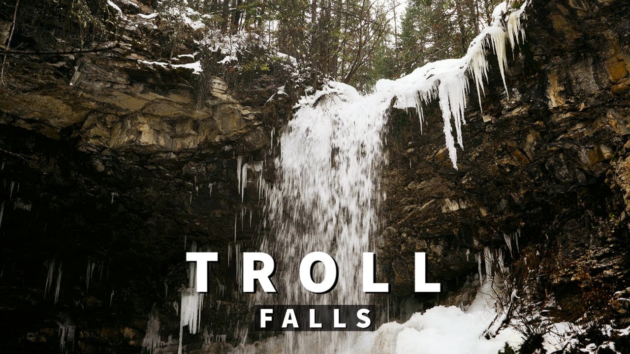 Escape to the Natural Beauty of Troll Falls | Kananaskis Country Alberta【4K】