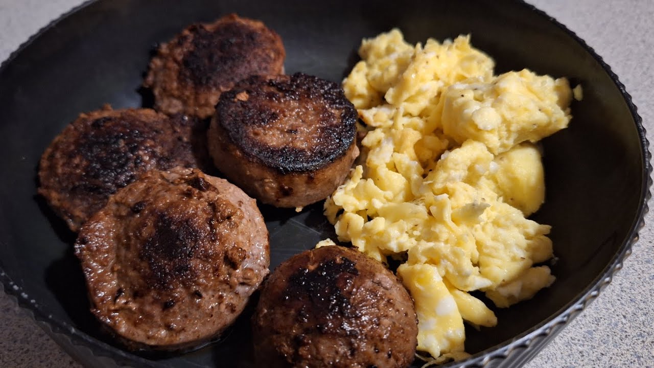 ♡ How to Make Venison Breakfast Patties & Scrambled Eggs ♡ | Hearty & Simple