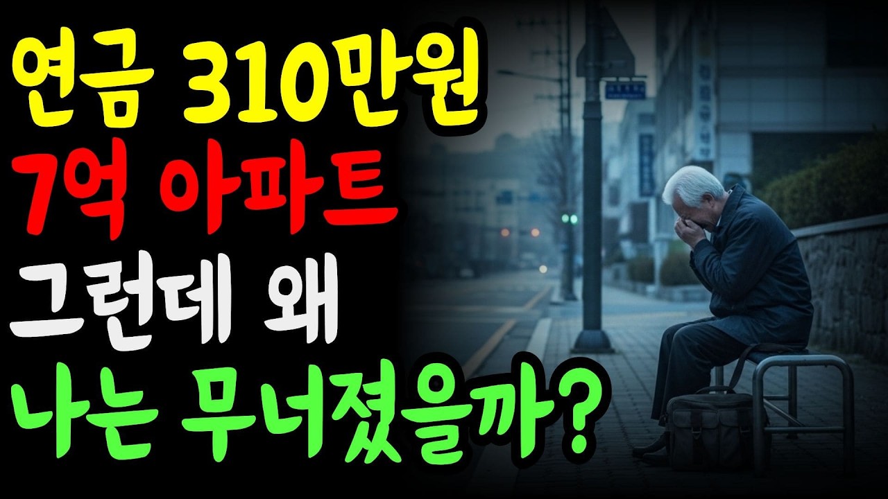 연금 300만원 7억 아파트... 그런데 왜 나는 무너졌을까?