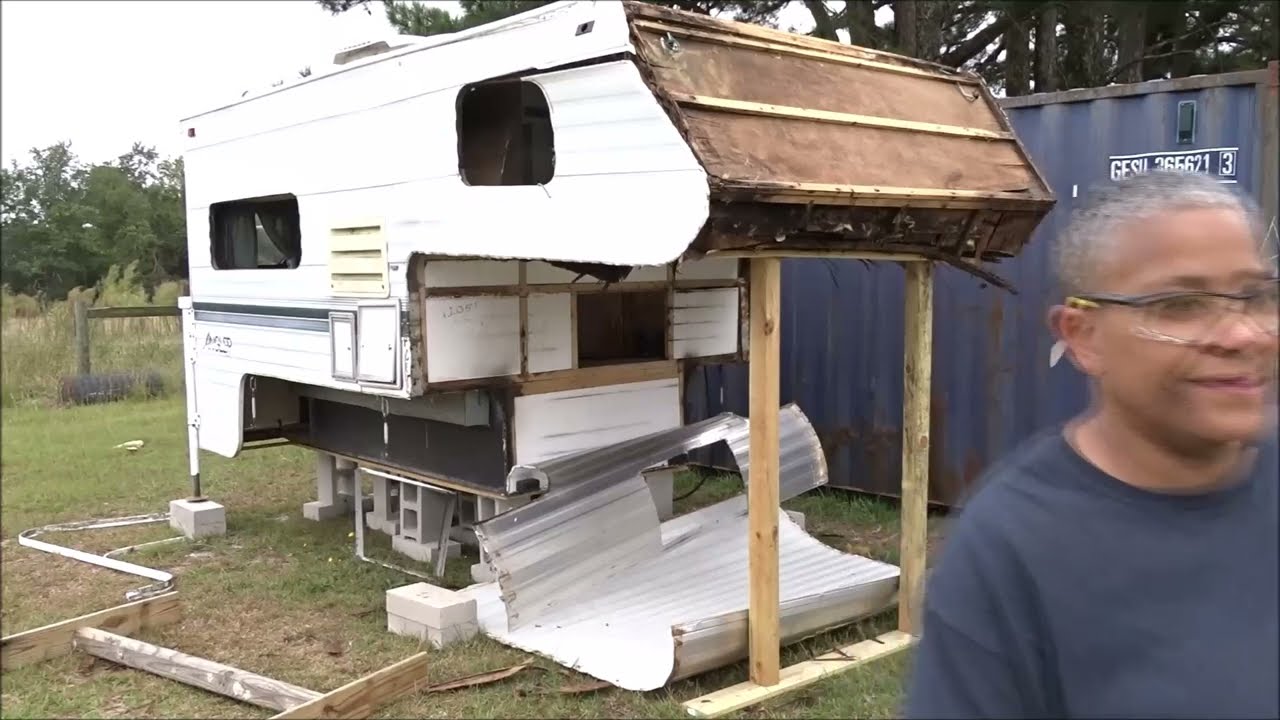 Truck Camper Restoration Ep 9 -Siding Removal