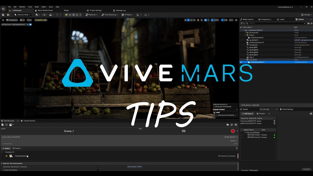 TIPS that help using VIVE MARS CAMTRACK | UE5