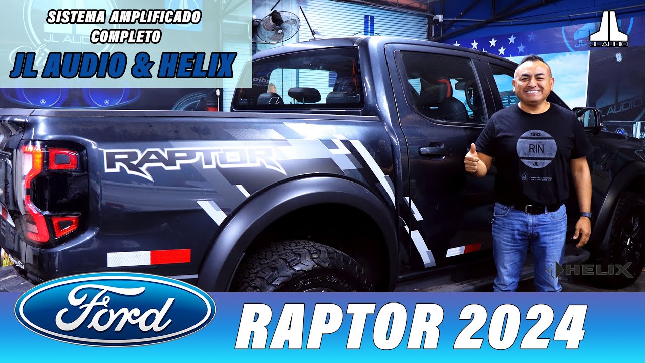 Ford Raptor 2024 Sistema Amplificado JL Audio & Helix.
