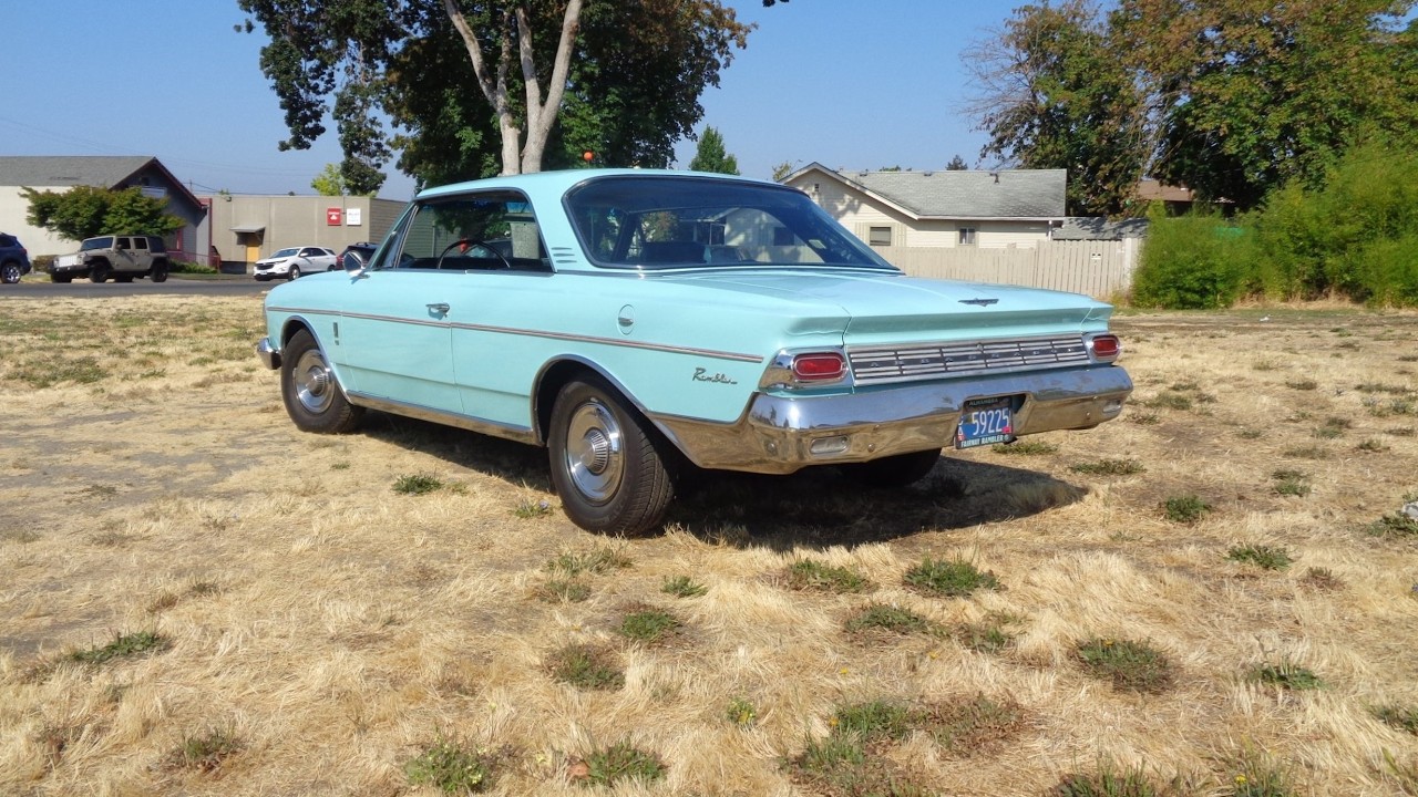 1964 American Motors AMC Rambler Ambassador 990 H Turquoise & Ride - My Car Story with Lou Costabile