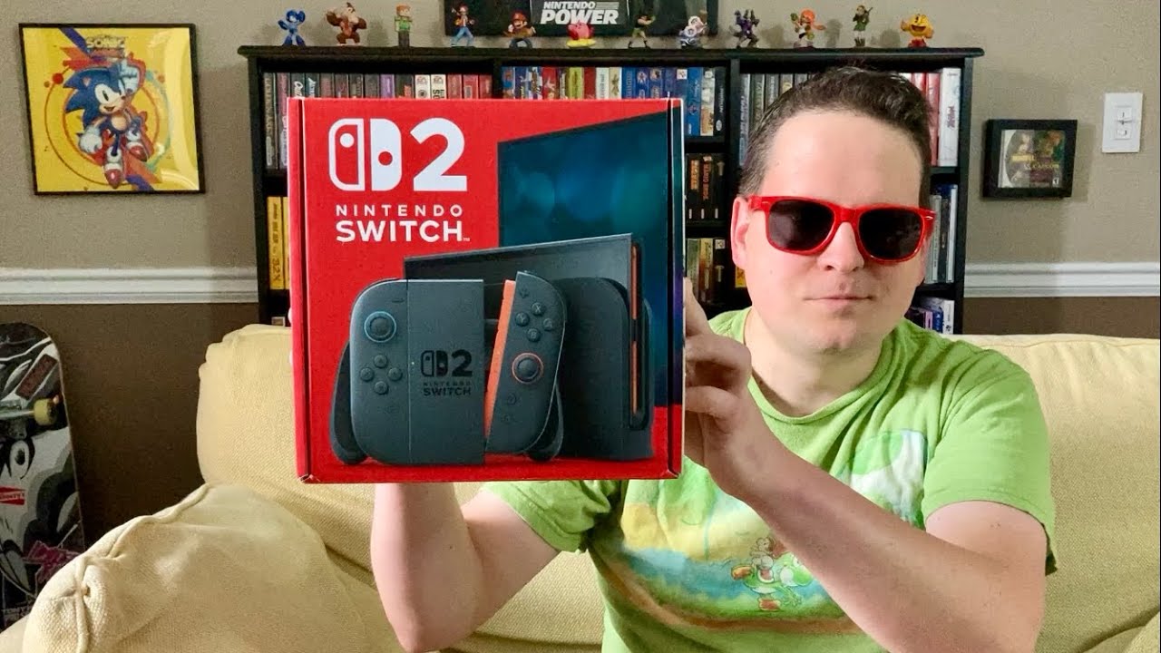 Распаковка Nintendo Switch 2