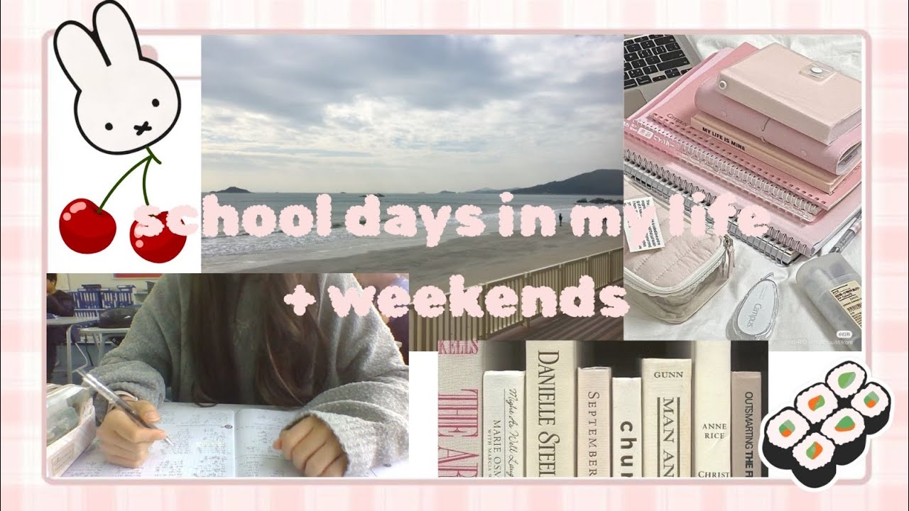 school days in my life + weekends🩷🦢🌸