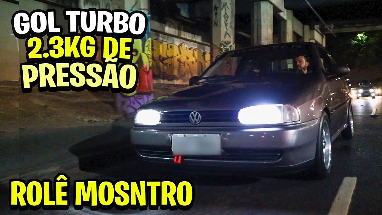 GOL AP 1.9 TURBO!!! ACELERANDO FORTE COM 50KG DE TORQUE EM 2.3KG DE PRESSÃO - RACEMIDIA.