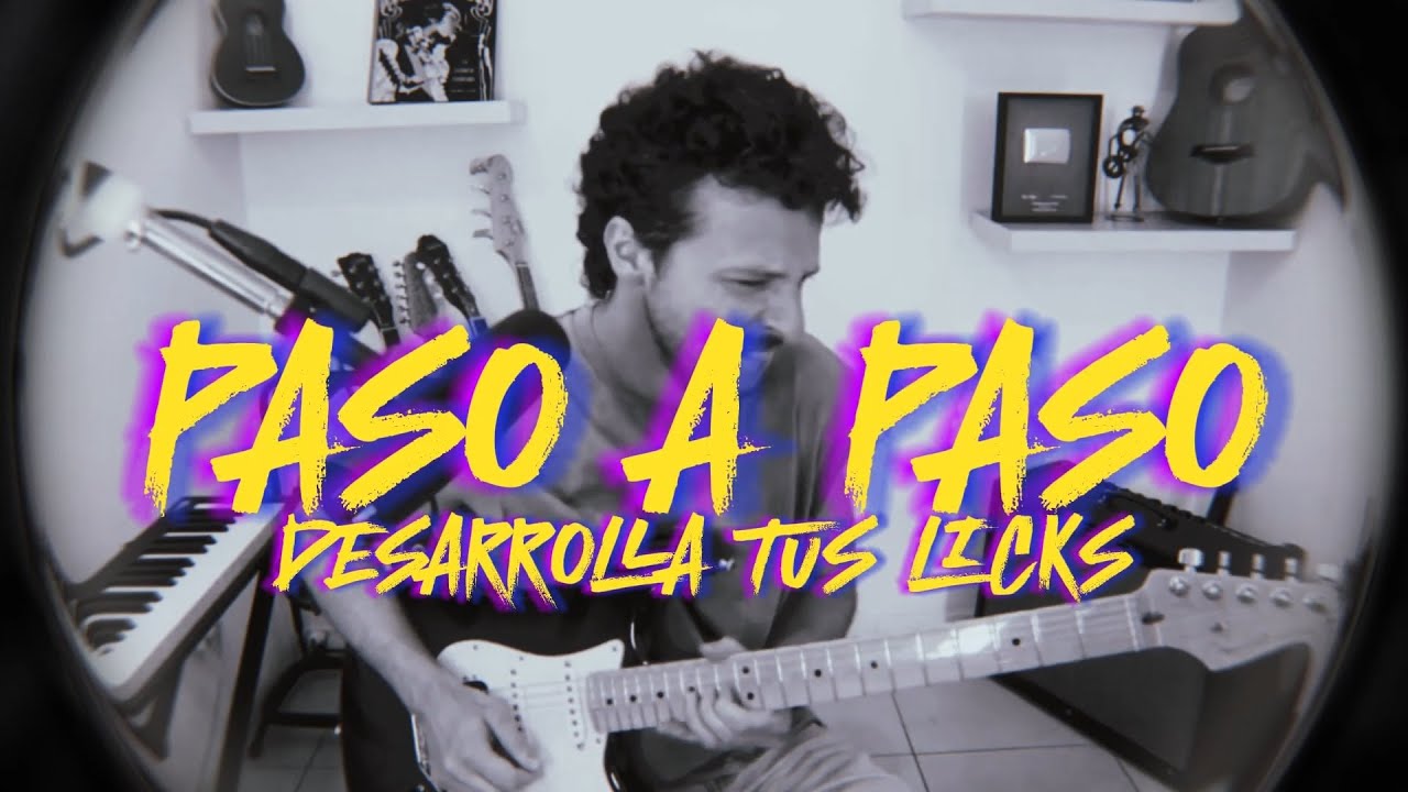 Cómo desarrollar licks a partir de un solo bend (Pentatónica de Mi)
