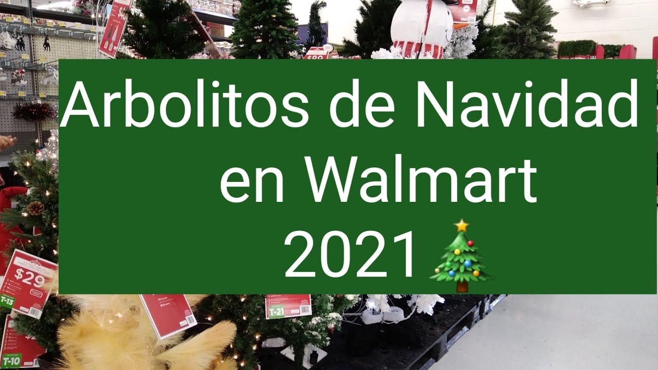 🎄Arbolitos de Navidad en Walmart 2021❄....Christmas trees at Walmart 2021☃️