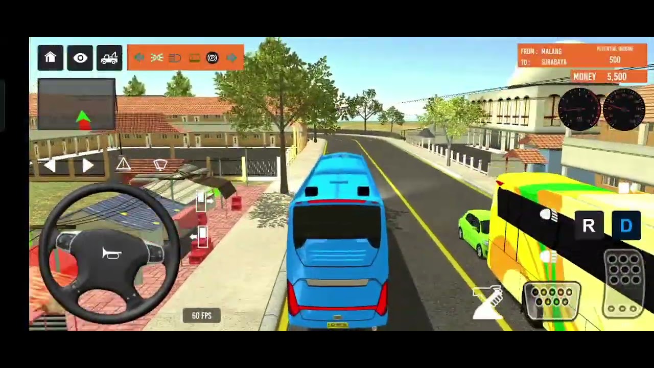 Euro Bus Driving Game PublicTransportation 2024 Indonesia BusSimulator Android Gameplay #86