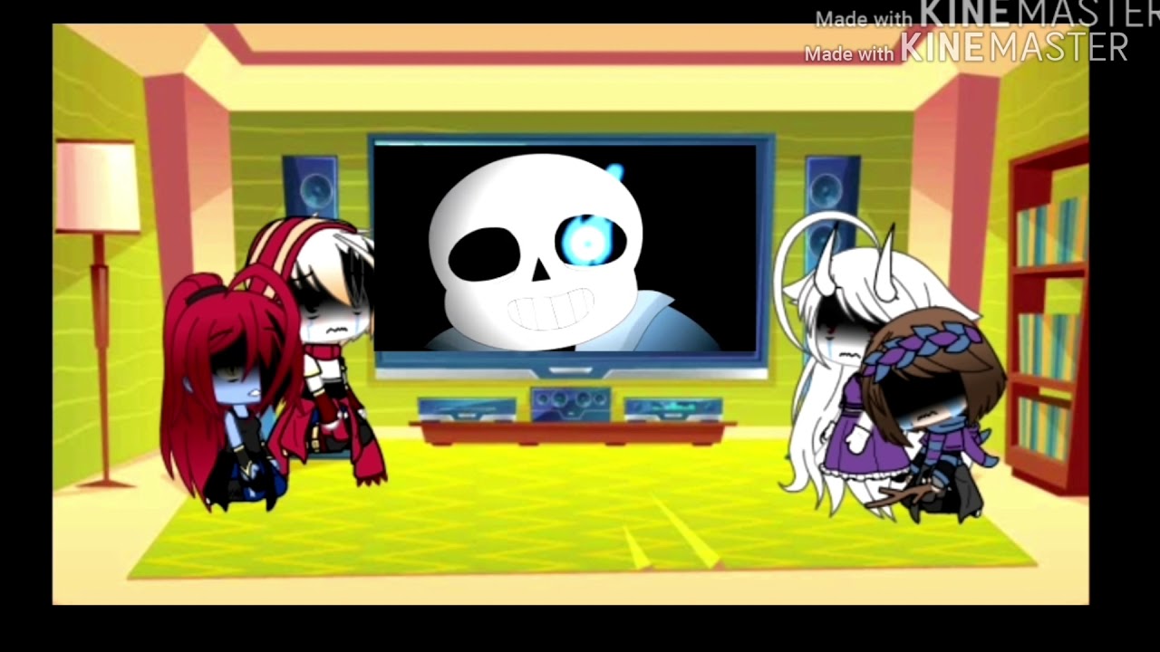 Undertale reacts to sans stronger than you